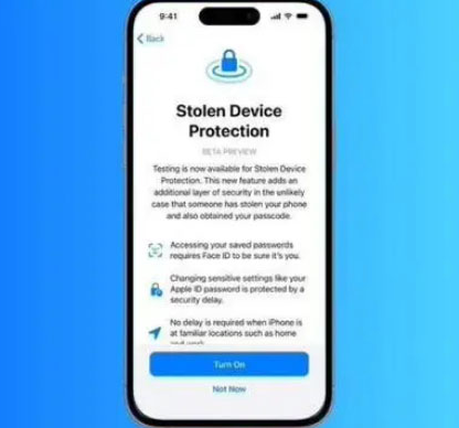 柳河苹果授权维修店分享被盗设备保护功能开启方法 