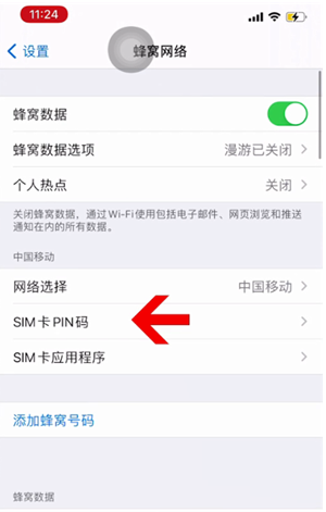 柳河苹果14维修网分享如何给iPhone14的SIM卡设置密码 