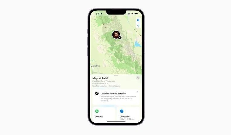 柳河苹果14维修分享iPhone14系列中 FindMy功能通过卫星分享位置方法教程 