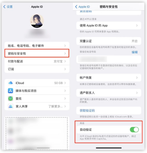 柳河苹果手机维修分享iOS 16 自动验证功能开启方法 
