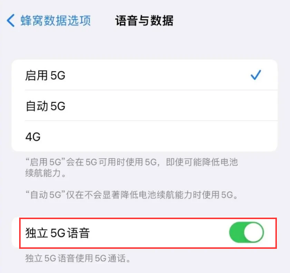 柳河苹果14维修分享iPhone 14 Pro如何开启VoNR 