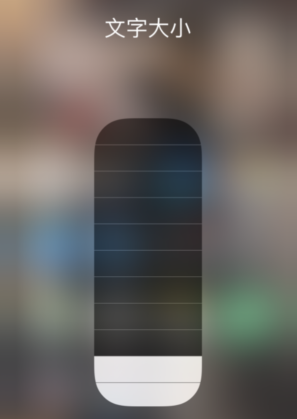 柳河苹果手机维修分享小技巧：在 iPhone 控制中心快速调节字体大小 