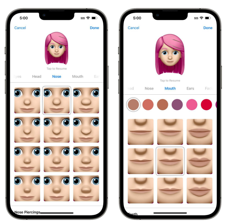 柳河苹果手机维修分享​iOS 16中的拟我表情有了哪些变化和升级 