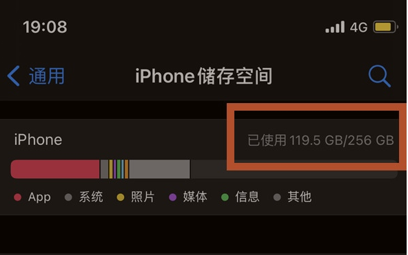 柳河苹果13维修分享iPhone13如何查看剩余内存 