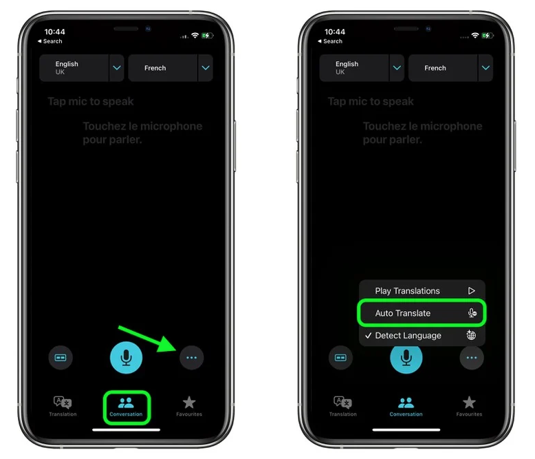 柳河苹果手机维修分享iOS 15 “翻译” App 新改进 